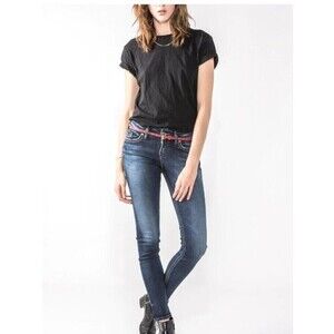 Silver Jeans Co. Juniors Suki Curvy Fit Mid Rise Skinny Leg Jeans Indigo W32/L31